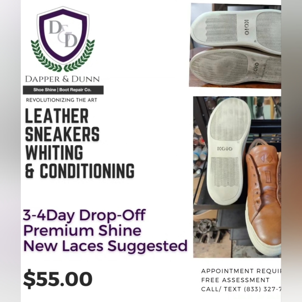 Designer Leather Sneakers Cleaning & Whitening Soles Men Plus Women